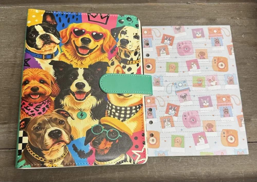 Dog Lover A5 Binder w/ matching paper